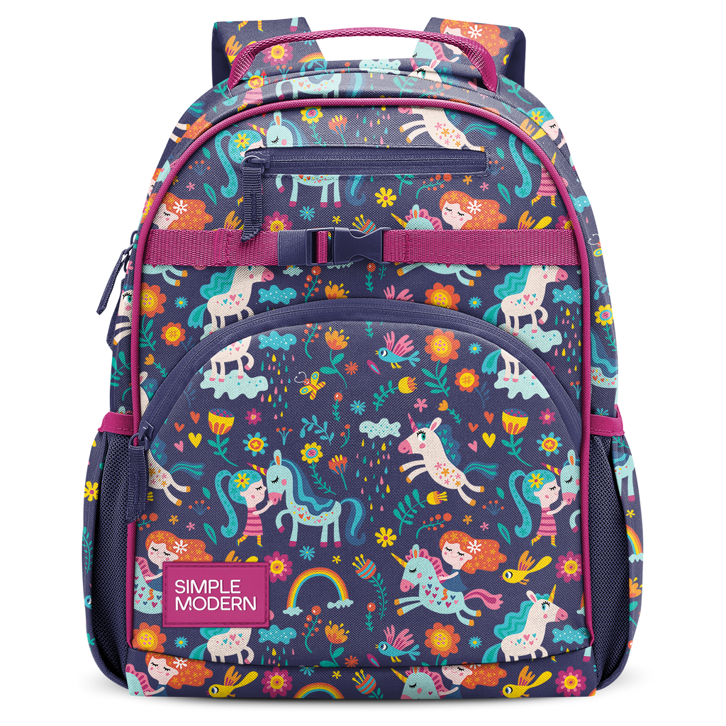 Fletcher Kids' Backpack - Medium - Unicorn Rainbows