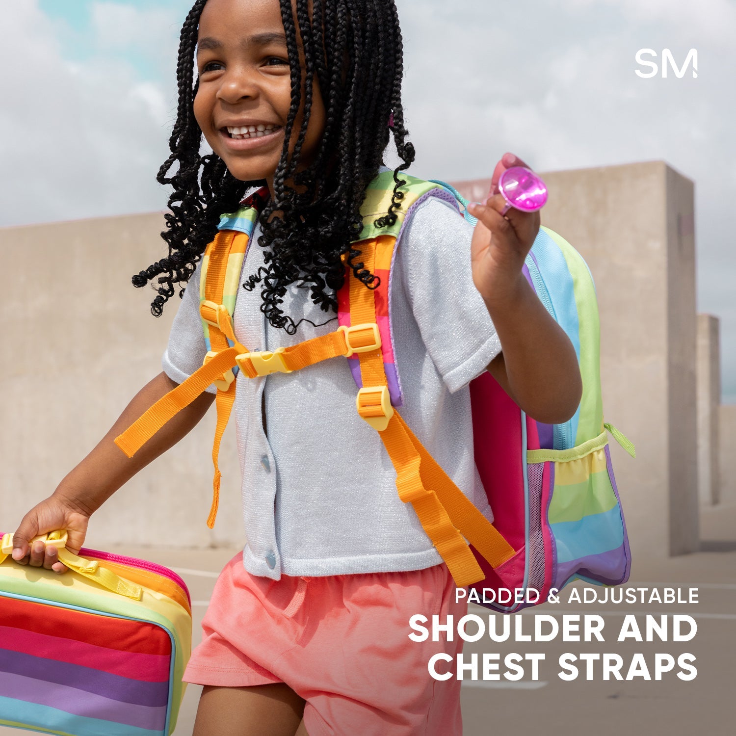 Fletcher Kids' Backpack - Medium - Unicorn Rainbows