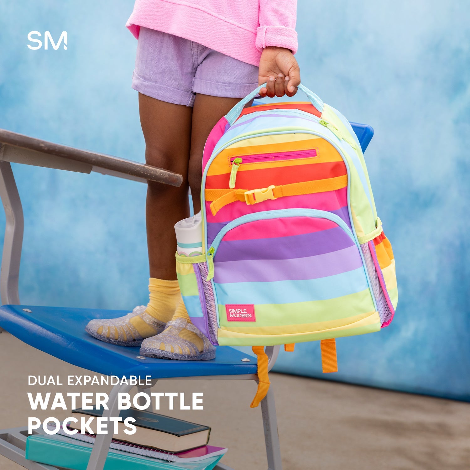 Fletcher Kids' Backpack - Medium - Unicorn Rainbows