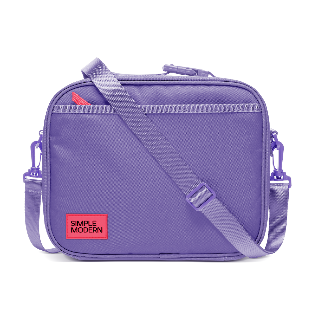 Hadley Lunch Bag with Shoulder Strap - Purple Rain