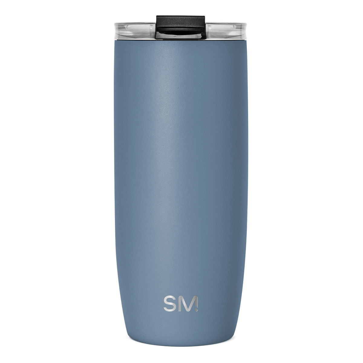 Voyager Tumbler with Clear Flip Lid & Straw - Blue Dune 20oz